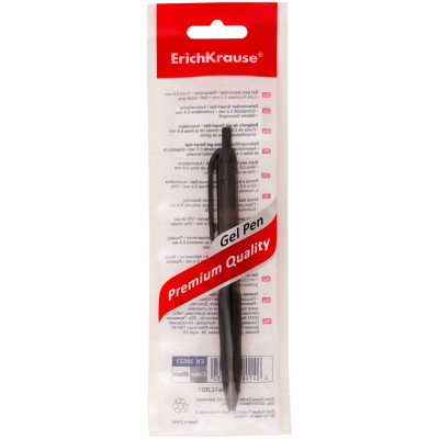 Ручка ErichKrause Smart-Gel гелевая чёрная