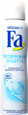 Антиперспирант-дезодорант Fa Прозрачная защита спрей, 150мл
