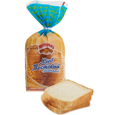 Хлеб Щелковохлеб тостовый молочный нарезанный, 240г