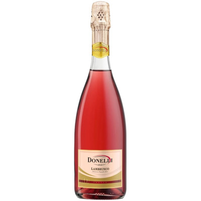 Игристое вино Lambrusco dell'Emilia Donelli розовое сладкое 9.5%, 750мл