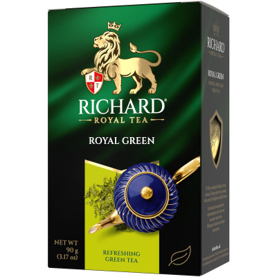 Чай Richard Royal Green зелёный китайский листовой, 90г