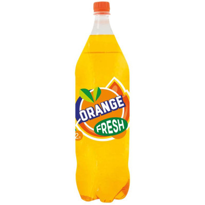 Напиток безалкогольный Fresh Orange сильногазированный, 2л