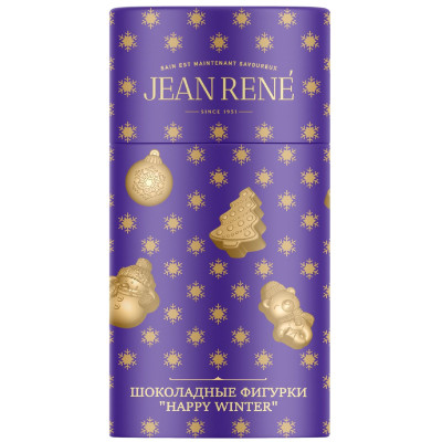 Набор подарочный Jean Rene Happy Winter шоколадные фигурки, 71г