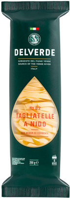 Макароны Delverde Tagliatelle A Nido №82 из твёрдых сортов пшеницы, 250г