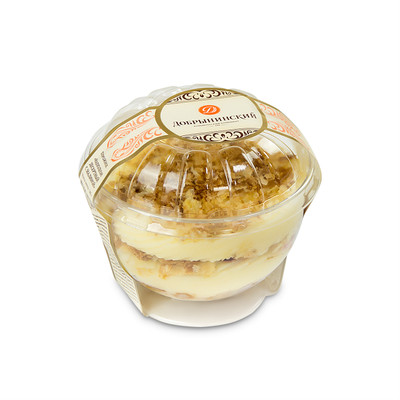Пирожное Добрынинский Наполеон десертный слоёное с малиной, 180г