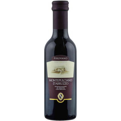 Вино ординарное сортовое Montepulciano d'Abruzzo красное сухое, 250мл