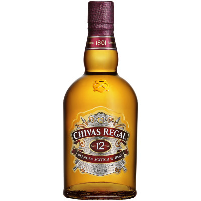 Виски Chivas Regal 12-летний 40% в подарочной упаковке, 700мл