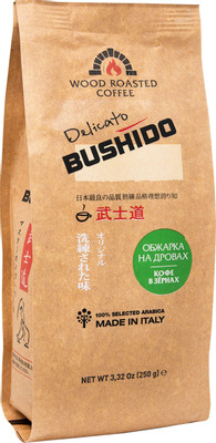 Кофе Bushido Delicato в зёрнах, 250г