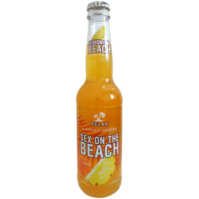 Напиток слабоалкогольный Relax Sex On The Beach газированный 5.5%, 330мл