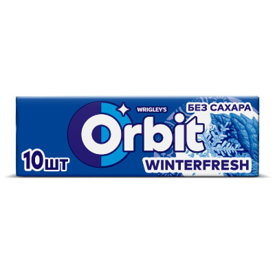 Жевательная резинка Orbit Winterfresh, 13.6г