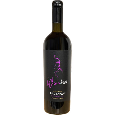 Вино Winekiss Бастардо красное полусладкое 10%, 750мл