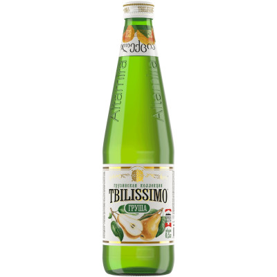 Напиток газированный Тбиллиссимо Груша безалкогольный, 500мл