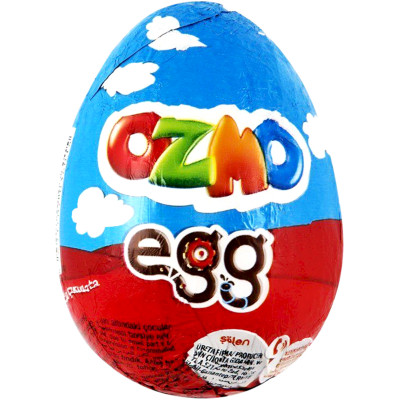Яйцо шоколадное Ozmo с игрушкой внутри, 31г