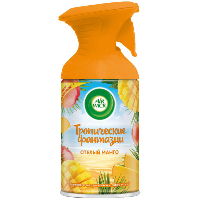 Освежитель воздуха Air Wick Pure Тропические фантазии Спелый манго, 250мл