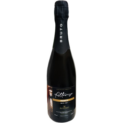 Вино игристое Altoviso Premium белое брют выдержанное, 750мл