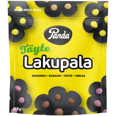 Конфеты лакричные Panda Lakupala мягкие с начинкой, 250г
