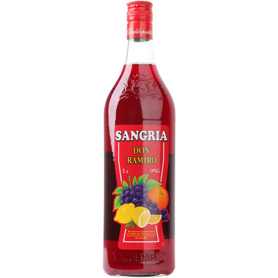 Напиток винный Sangria Don Ramiro 9%, 1л