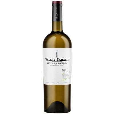 Вино Валерий Захарин белое сухое 11.5%, 750мл