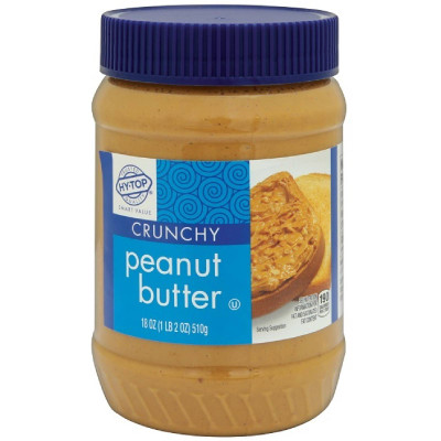 Паста арахисовая Hy-Top Peanut Butter хрустящая, 510г