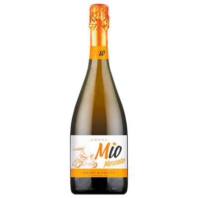 Напиток винный Amore Mio Москато газированный, 750мл