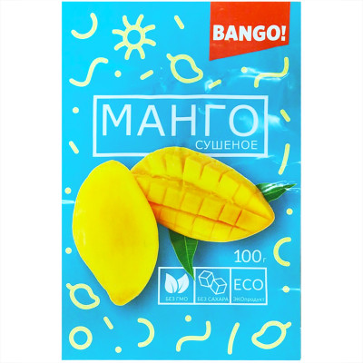 Манго Bango! сушёное, 100г