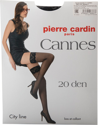 Чулки Pierre Cardin Cannes 20 Nero Размер 4