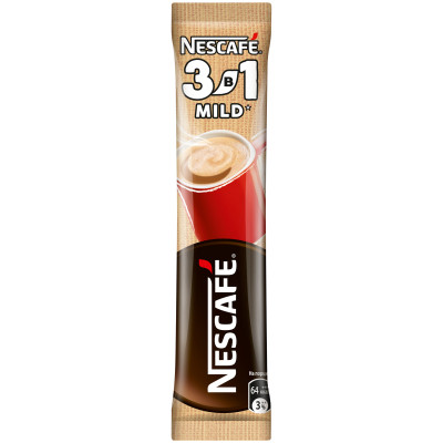 Напиток кофейный Nescafé 3в1 мягкий растворимый, 14.5г