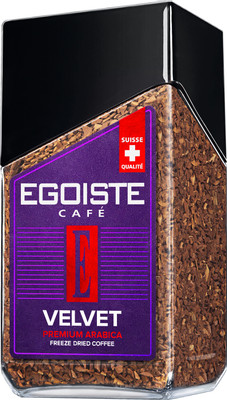 Кофе Egoiste Velvet натуральный растворимый сублимированный, 95г