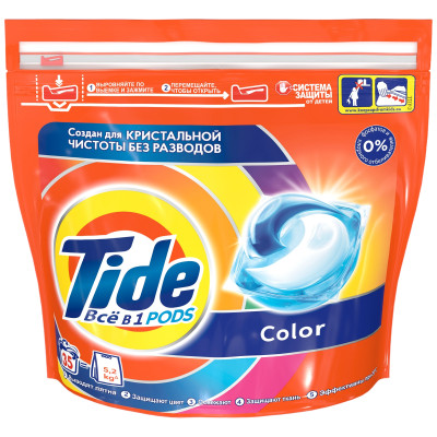 Капсулы Tide Color жидкое, 35х22.8г