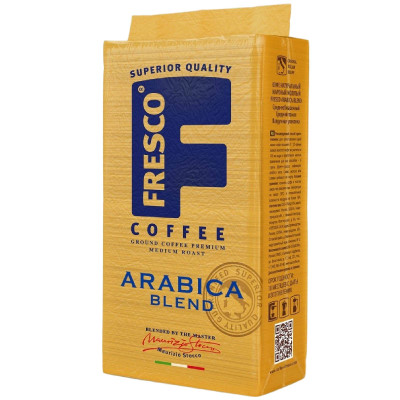 Кофе Fresco Arabica Blend жареный молотый, 250г