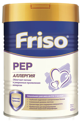 Смесь Friso Pep сухая инстантная с 0 до 12 месяцев, 400г