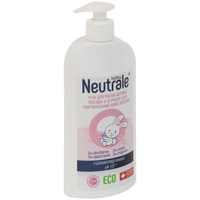 Гель Neutrale Baby Sensitive для мытья посуды для чувствительной кожи, 400мл