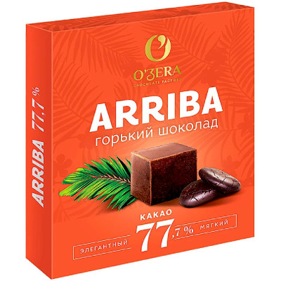 Шоколад горький Ozera Arriba 77.7%, 90г