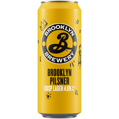 Пиво Brooklyn Бруклин Пилснер светлое пастеризованное 4.6%, 450мл
