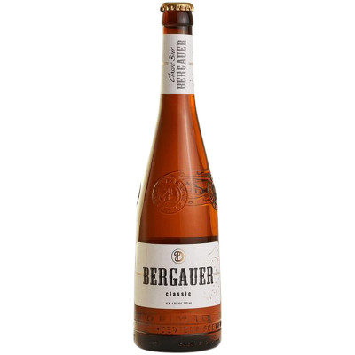 Пиво Bergauer Классик светлое фильтрованное 4.8%, 500мл