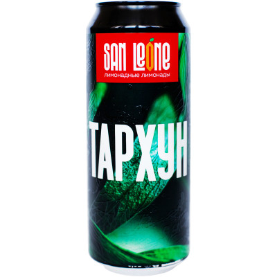 Напиток безалкогольный San Leone Дэвиз со вкусом Тархун сильногазированный, 500мл