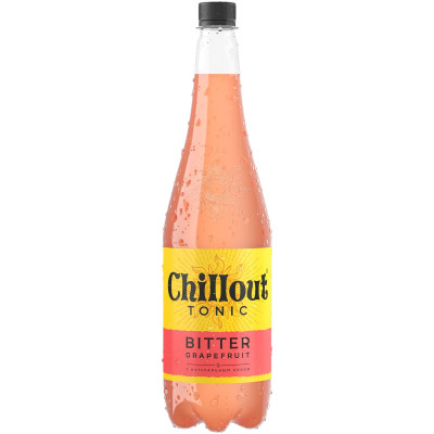 Напиток Chillout Bitter Grapefruit безалкогольный сильногазированный, 900мл