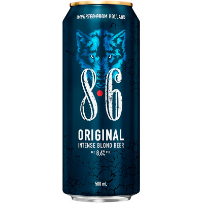 Пиво Original светлое 8,6%, 500мл