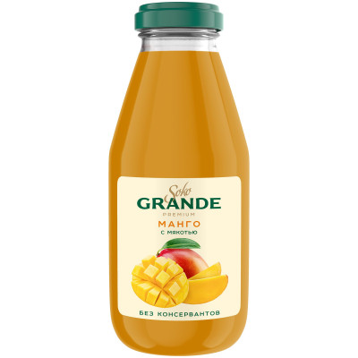 Нектар Soko Grande манго с мякотью, 300мл