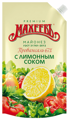Майонез Махеевъ Провансаль с лимонным соком 67%, 350г