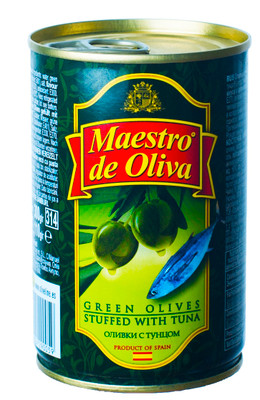 Оливки Maestro de Oliva с тунцом, 300г