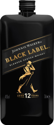 Виски Johnnie Walker Black Label 12 лет купажированный, 200мл
