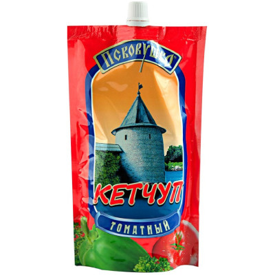 Кетчуп Псковушко Острый томатный, 330г