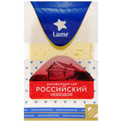 Сыр Laime Российский ломтики 50%, 150г