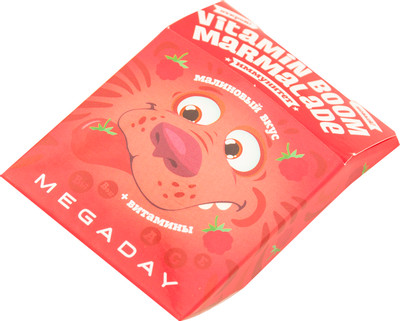 Мультивитамин MegaDay Boom Marmalade Иммунитет со вкусом малины, 20г