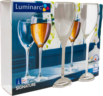 Набор фужеров Luminarc Сигнатюр для вина, 3х250мл