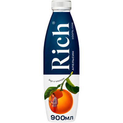 Сок Rich апельсиновый для детского питания, 900мл