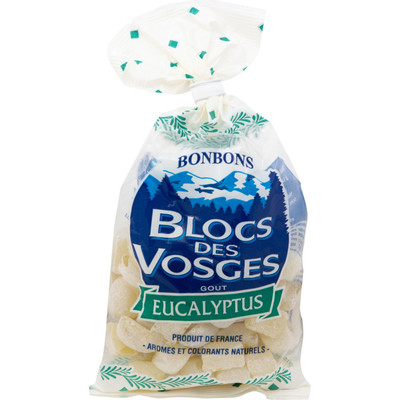 Леденцы Blocs Des Vosges со вкусом эвкалипта, 125г