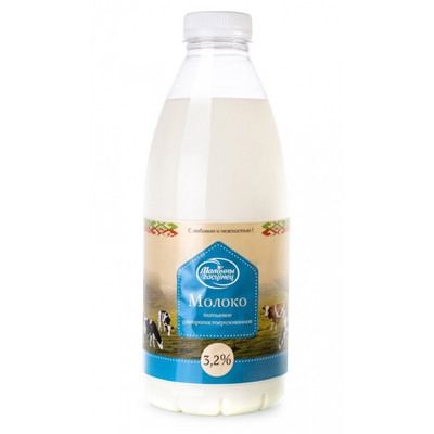 Молоко Малочны Гасцiнец ультрапастеризованное 3.2%, 930мл