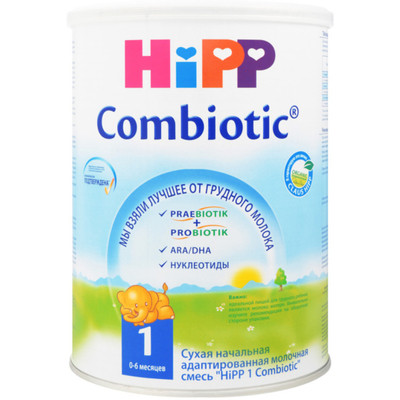 Смесь HiPP Combiotic 1 молочная с 0 до 6 месяцев, 800г